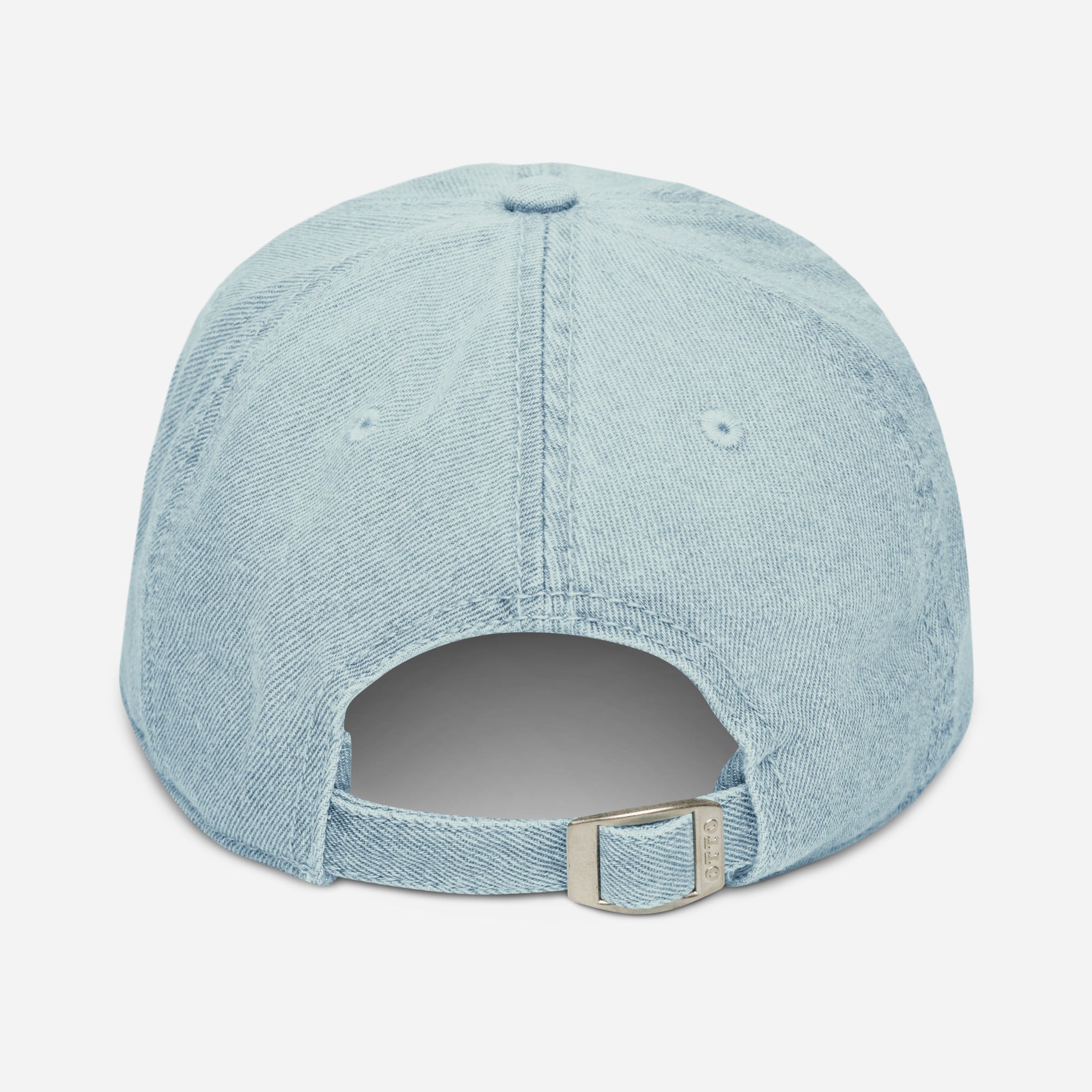 Baseball Cap, Light-wash Denim